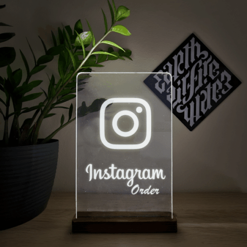 Instagram Order Instagram Order Led Lamp