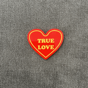 Love Hearts Magnets - Red Gold