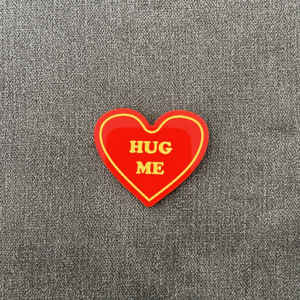 Love Hearts Magnets - Red Gold