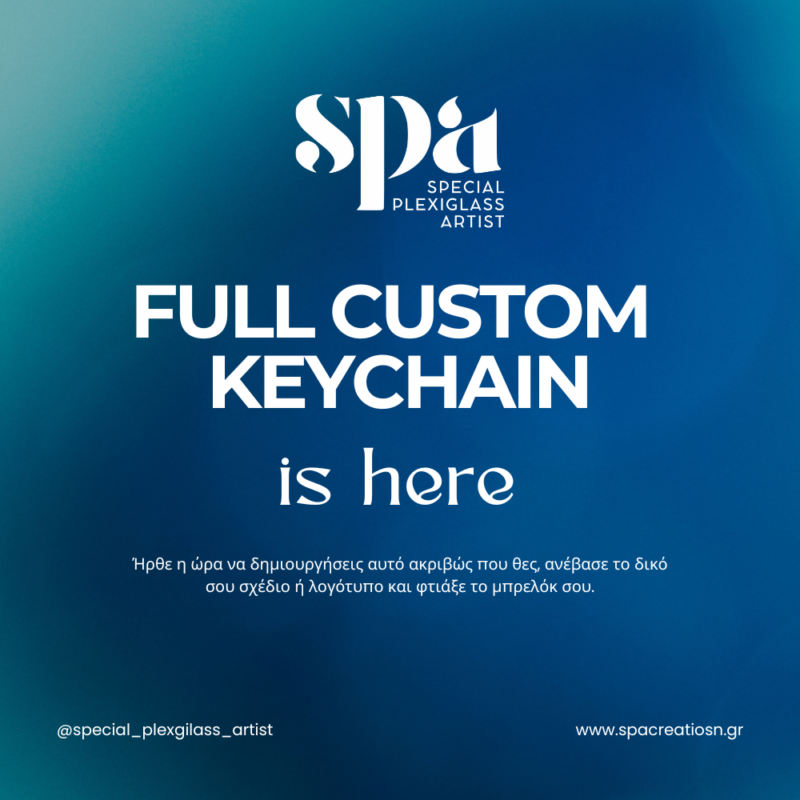 FULLY CUSTOM KEYCHAIN